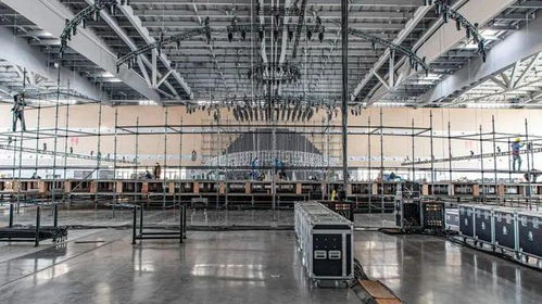 中建五局投資建造精品工程,成山東春晚歷年最大舞臺(tái)